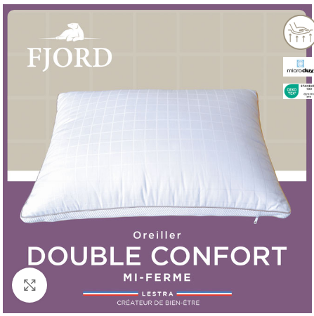 Oreiller FJORD Double Confort
