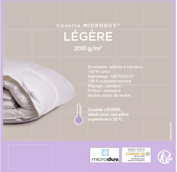 Couette MICRODUV Légère